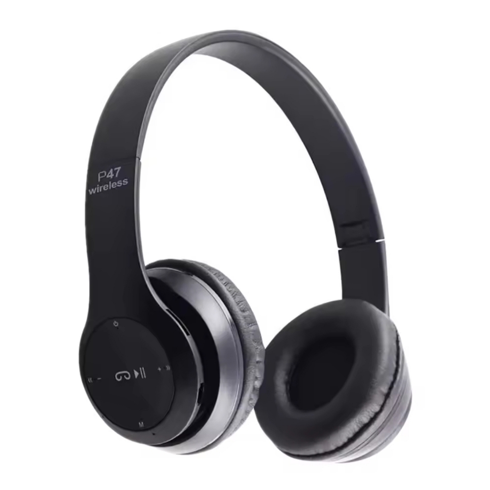 Stereo  Headset Bluetooth 5.0  + EDR BLACK  free Gift Wrappi